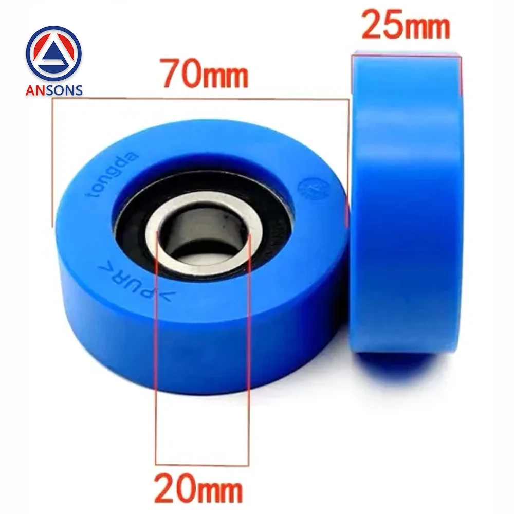 70*25*6204 MM CANNY Escalator Step Roller Wheel Ansons Escalator Spare Parts