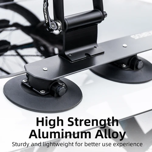 Imagen 2 del producto ROCKBROS-bastidores para bicicleta y coche, ventosas para bicicleta, soporte para techo, instalación rápida, accesorio para bicicleta de montaña y carretera