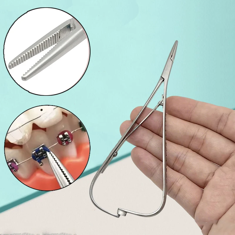 

Стоматологические ортодонтические эластичные лигатуры, лигатурные кольца для брекетов и инструмент для фиксации проводов, щипцы Mathieu