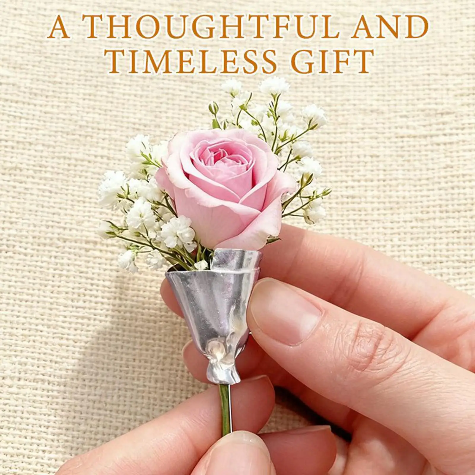 Flower Bouquet Clip Brooch Wearable Floral Pin for Wedding Party Bridal Corsage Dress Hat Shawl Decoration Ladies Bride Gift ﻿