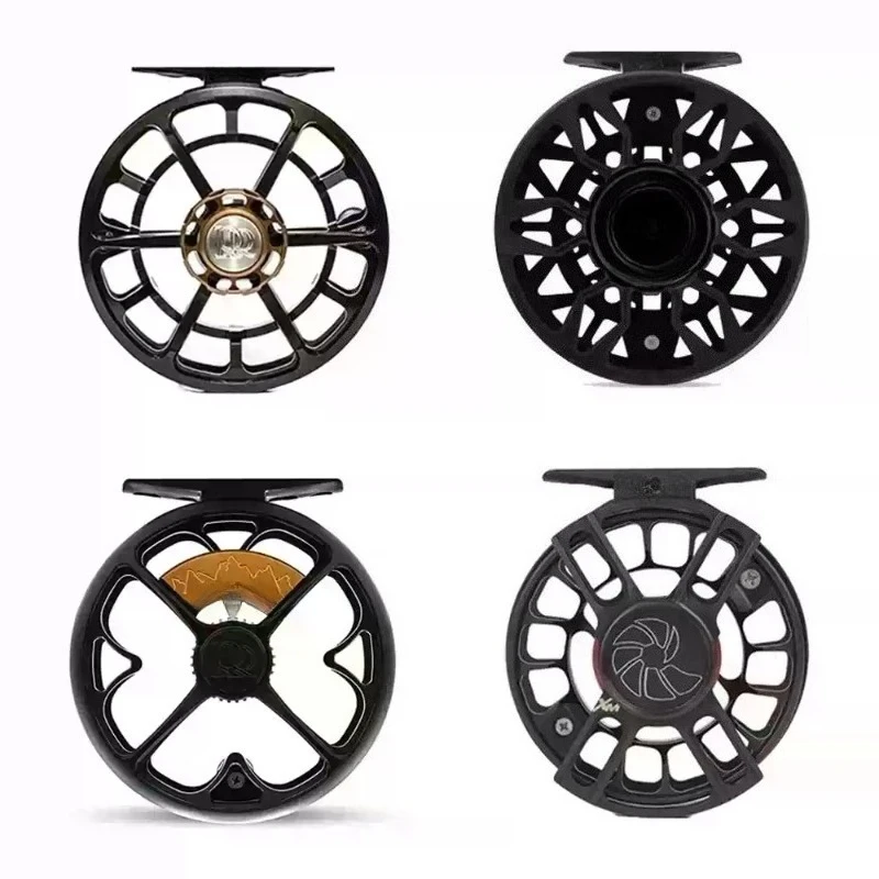 Full Metal Fly Fishing Reel Lightweight Freshwater Stream Angling Wheel Fishing Tackle