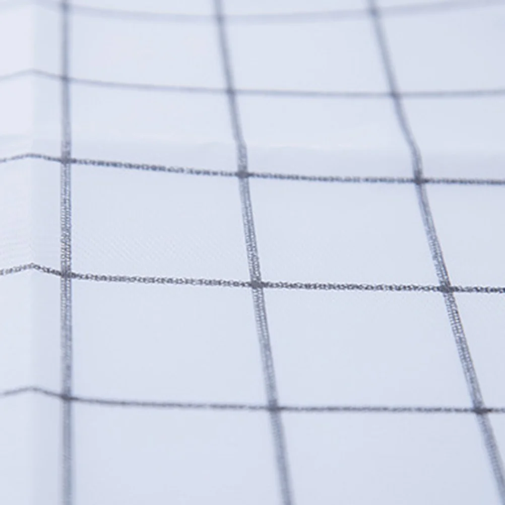 

PVC Table Cover Waterproof Checkered Stain-Resistant Oil-Proof Tablecloth Seamless Washable for Kitchen Dining Tabletop