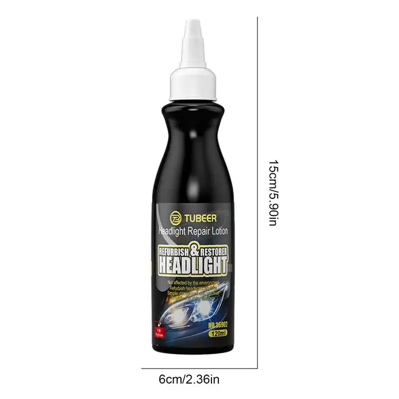 120ml Long-lasting Car Headlight Repair Fluid Headlight Polishing Restoration Protective Heat Resistant Polishing The Headlights