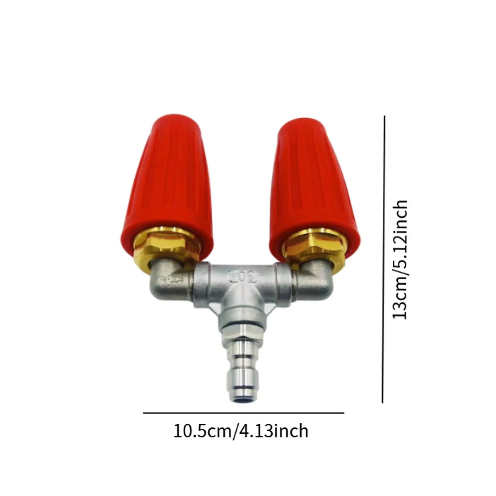 Ugello di spruzzo rotante Ugello efficiente a doppia turbina per idropulitrice