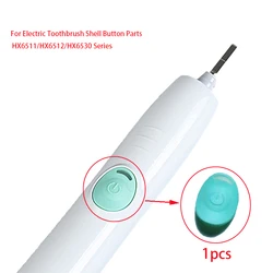 Botão do interruptor da escova de dentes elétrica para Филлипс, All HX65xx Series Shell, Peças do botão de energia, HX6530, HX6511, HX6512