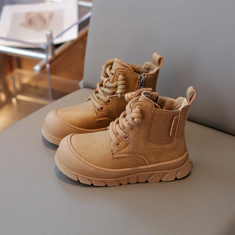 Marca Gril Boot2025Autunno/Inverno Nuovo Gril Scarpa Medio Grande Ragazzo Stivale Versatile Scarpe per bambini Designer Donna Stivaletti Botas Para Niña