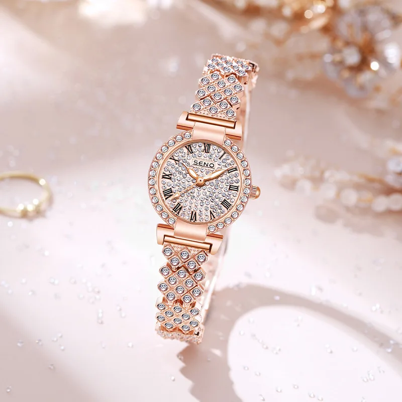 

2023 Fashion Women Watches Luxury Wristwatches Rose Gold Casual Waterproof Watch Woman Reloj Mujer Gift Elegante Relogios