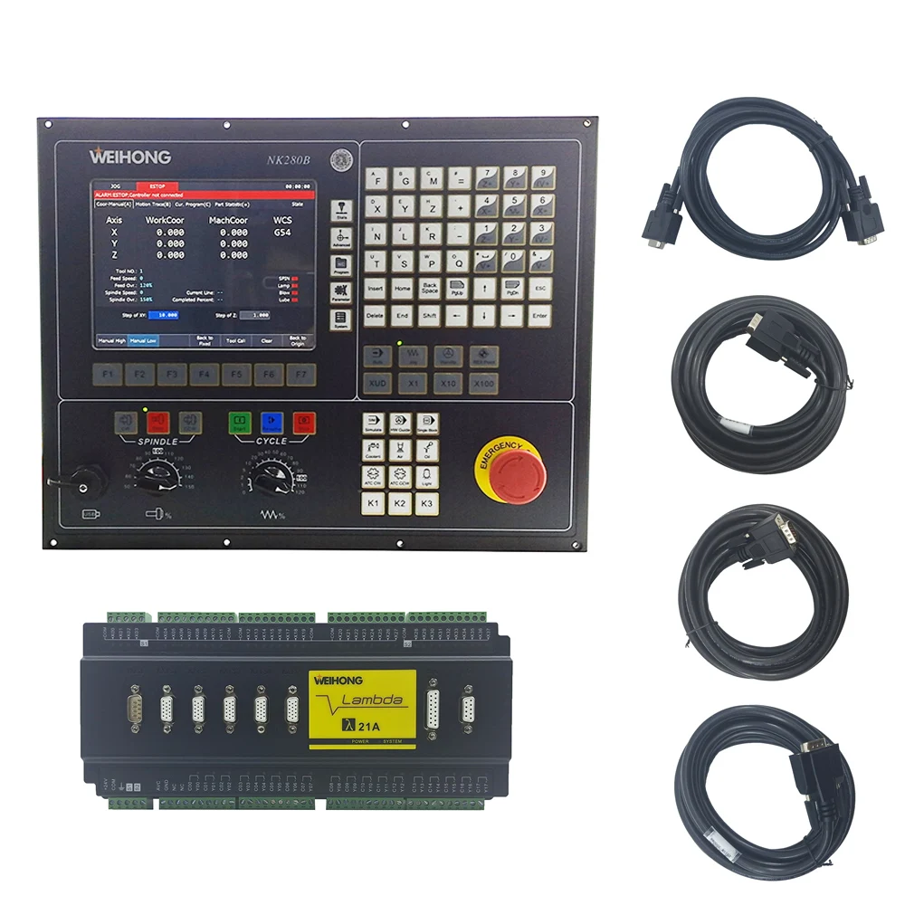 Weihong NK280B CNC motion control 3-axis4-axis CNC control system supports automatic tool change CNC machining center controller