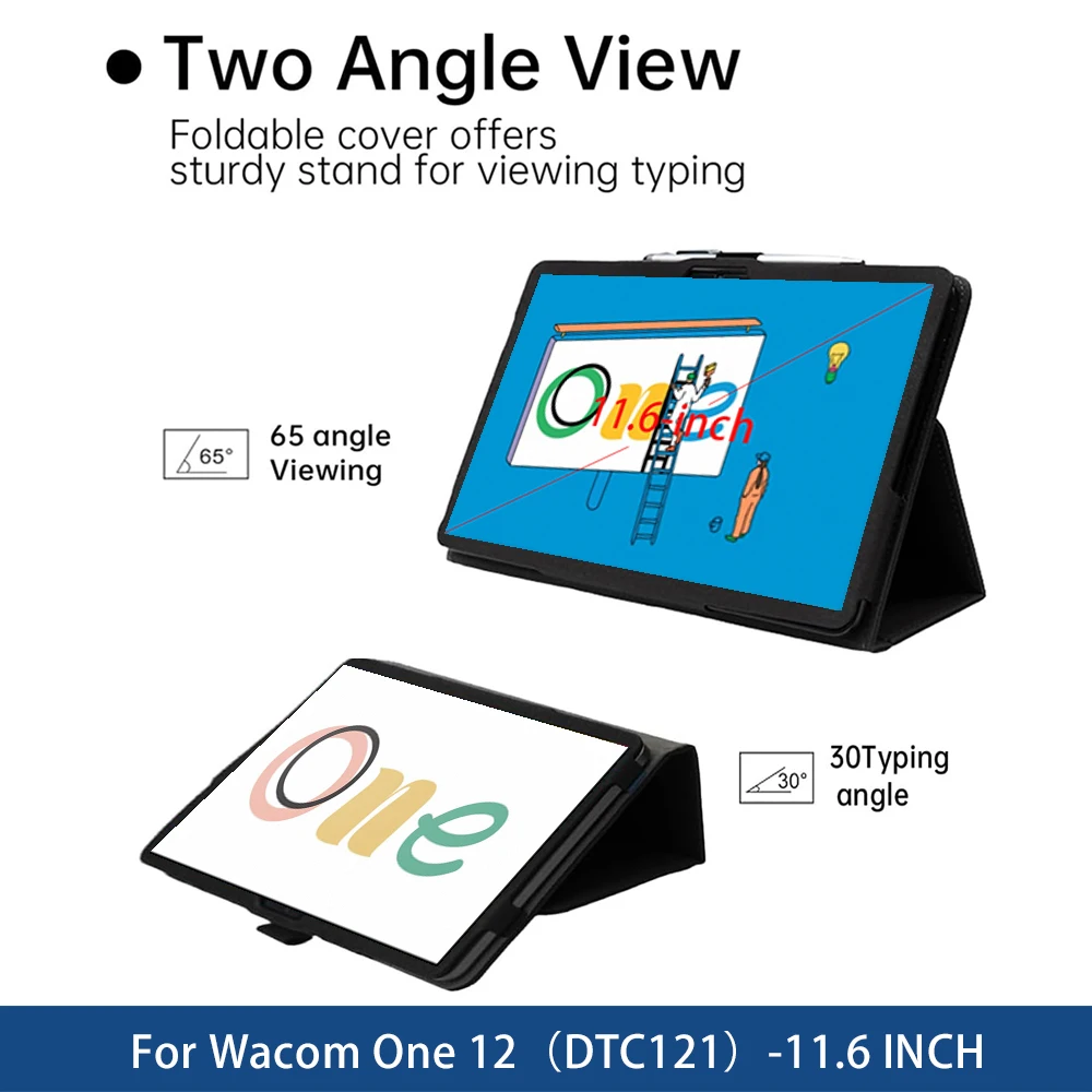 Case For Wacom One 12 DTC121 W0A B 4D 11.6