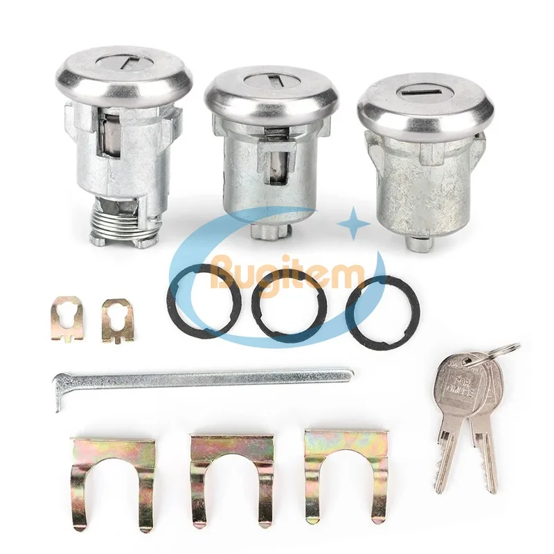 OEM 654394765282 Cutlass Lock Set Door Trunk Key Kit Replacement For Chevelle/Malibu/Monte Carlo/Camaro Car Accessories