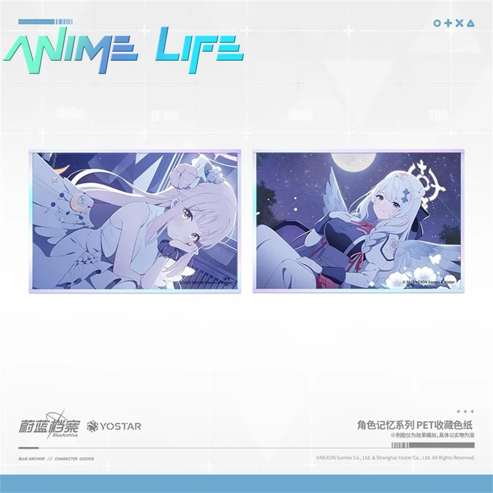 

Anime Blue Archive Misono Mika Aomori Mine PET Collection Shikishi Official Original Cartoon Cosplay