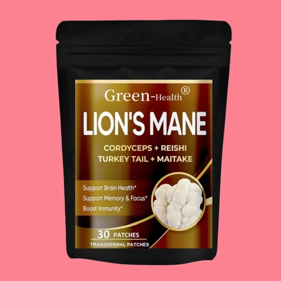 30Pcs Mushroom Transdermal Patches (Lion's Mane/Cordyceps/Reishi) - Energy & Focus