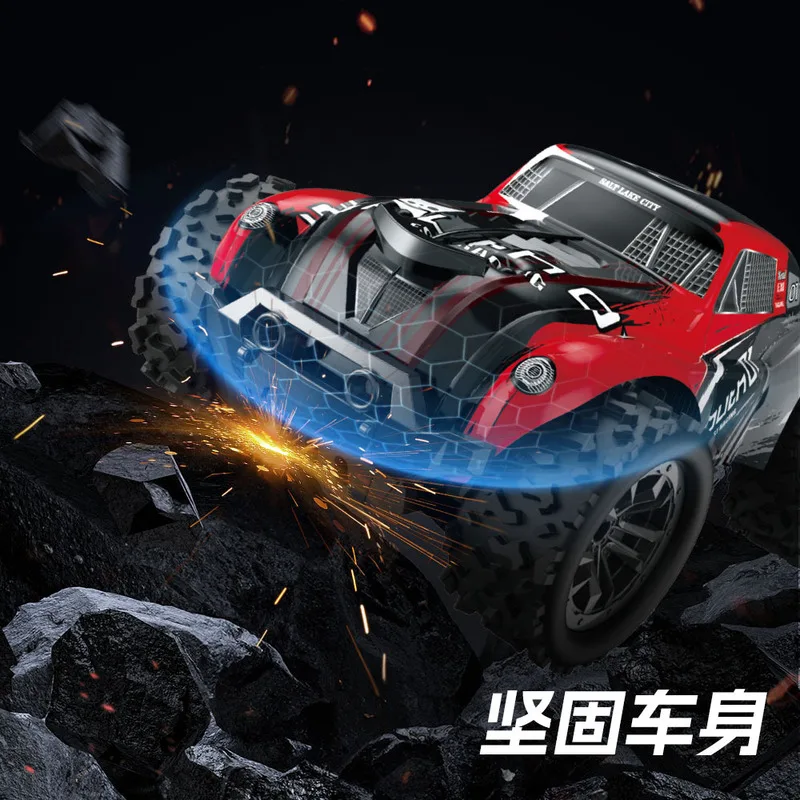 Model samochodu wyścigowego terenowego z szybkim wspinaniem się po wzgórzach, super efektowne światła, niezbędna zabawka dla chłopców, zdalnie sterowany samochód, prezent urodzinowy.