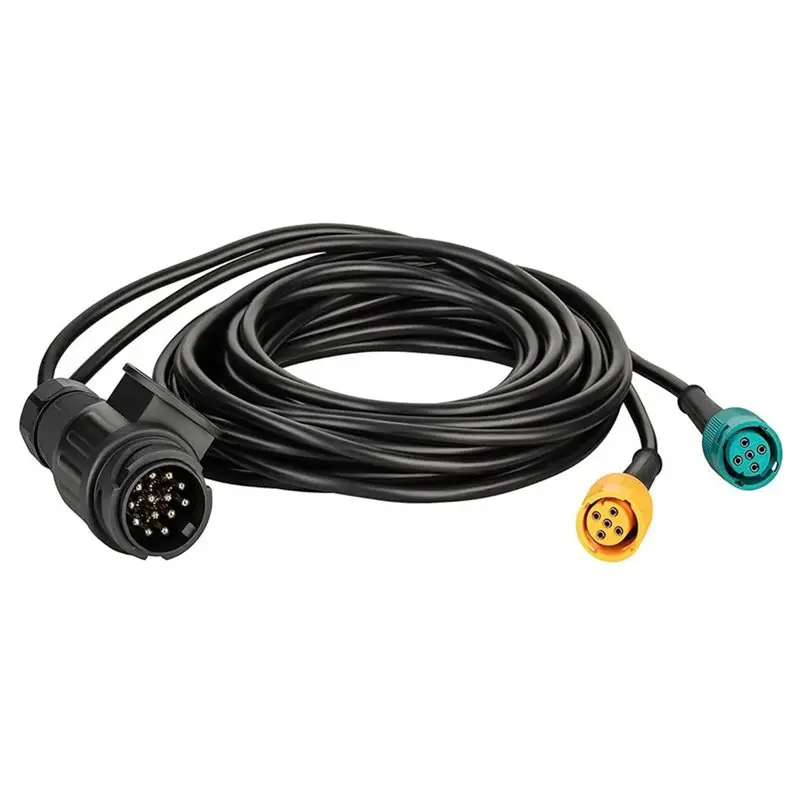 

A82M-Wiring Harness European Style 13 Pin To 5-Pin Plug, 12V 5M Long Ideal For Motorhome& Car Trailer