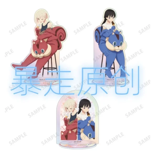 16cm Anime Lycoris Recoil Inoue Takina Acrylic Stand Figure Model Plate Cosplay Collection Desktop Decor BTDM
