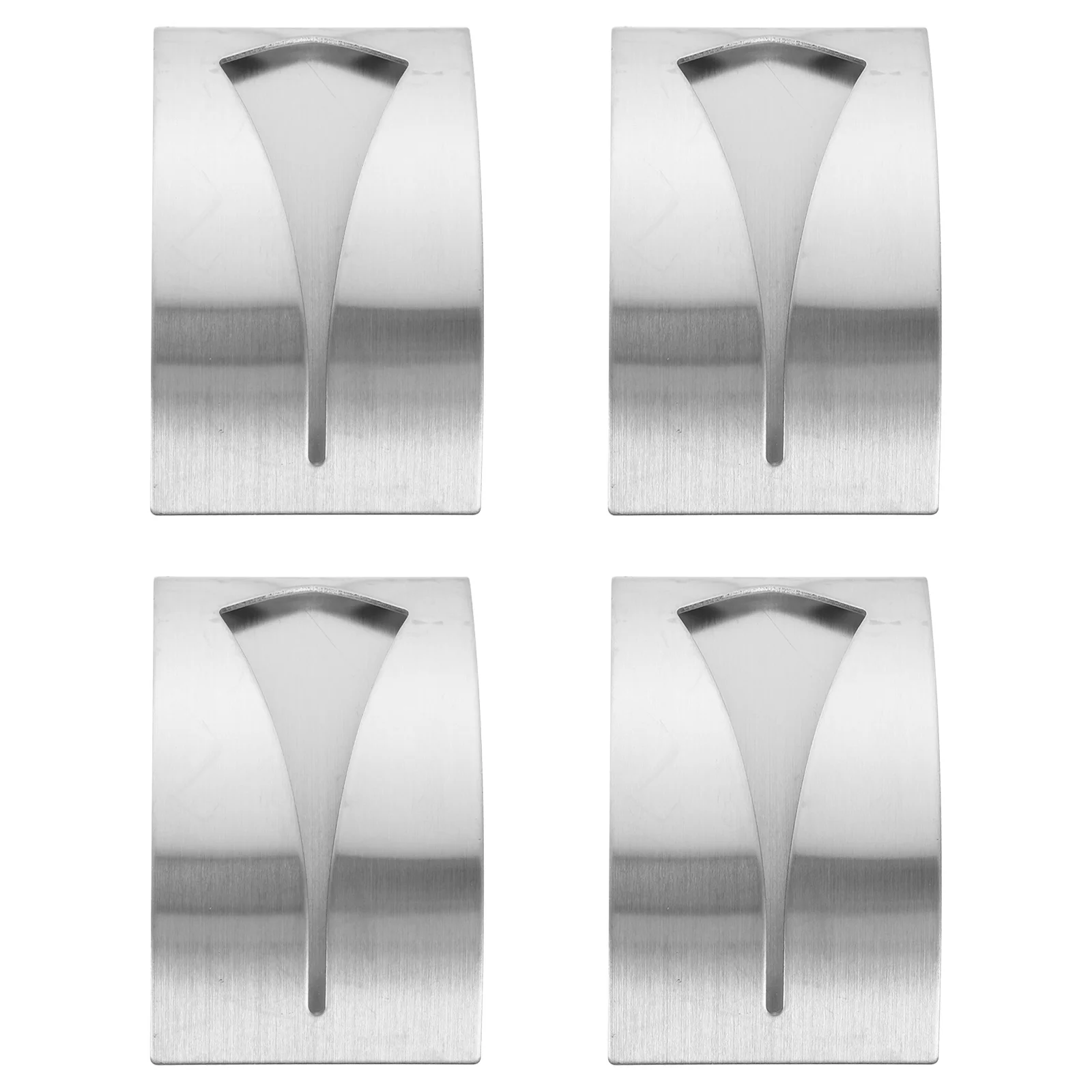 

4Pcs Wall Mounted Towel Hooks Punching-Free Design Easy Install Bathroom Hanging Hook Strong Load Nail-Free Towel Hook