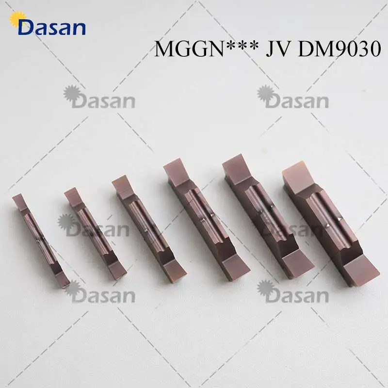 MGGN300 MGGN400 MGGN500 MGGN150 MGGN200 MGGN250 JV DM9030 Dasan MGGN600 karbida sisipan Slot Grooving Blade alat pemotong bubut