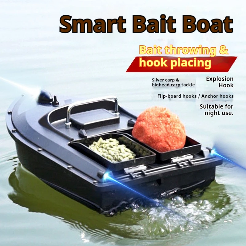 Vissen positionering nestelen boothaak bezorgboot dubbele bak grootschalige vissen krachtige aas nestingandremote controle