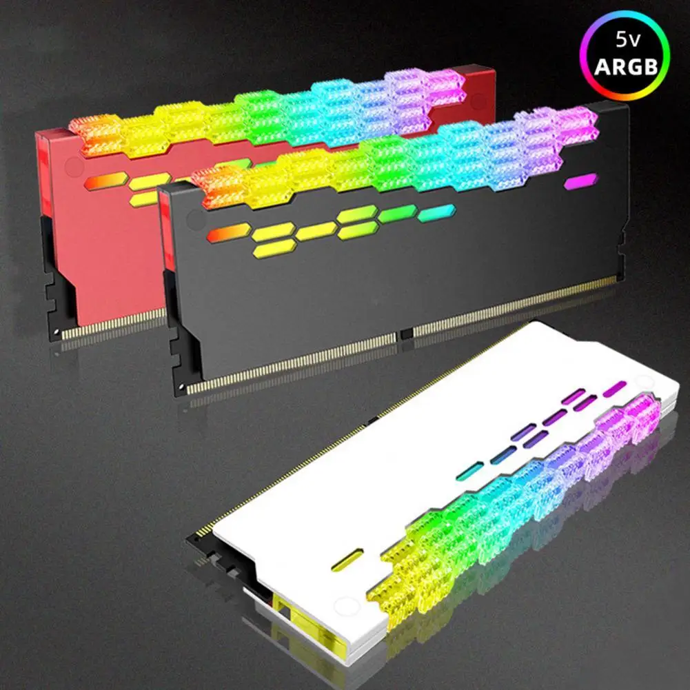 Radiator Widely Compatible Cooler Aluminum Alloy RA2 Efficient RGB for Home Memory 5V ADesktop Computer RAM