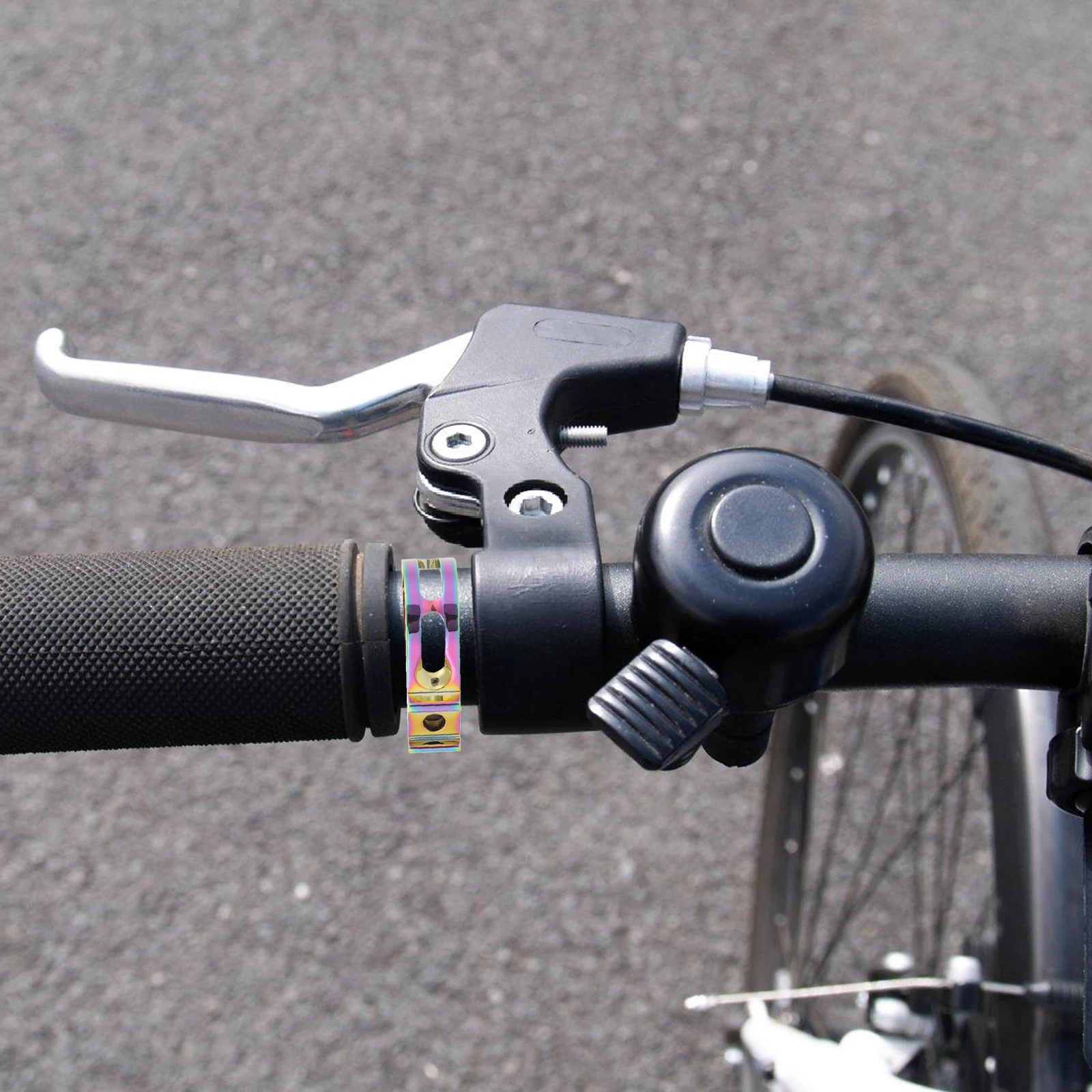 1Set Aluminum Alloy Shifter Clamp Ring Durable Bike Repair Kit Suitable for Mountain Road Bikes Easy Replace Shifter Clamp Ring