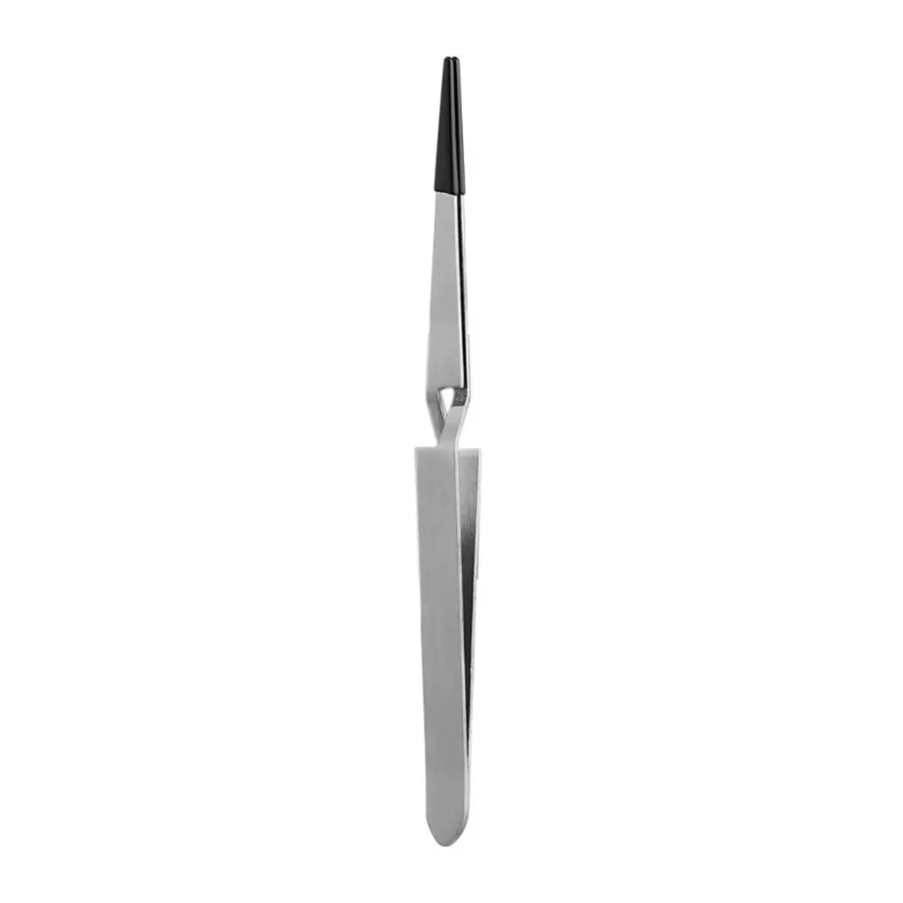 Accessories Stainless Steel Craft Tweezers Tools Silicone Cross Locking Tweezers Universal Reverse Tweezers