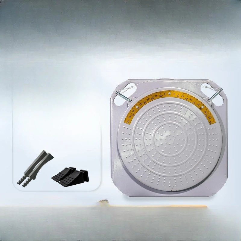 Four wheel aligner corner plate 3D ultra-thin turntable car