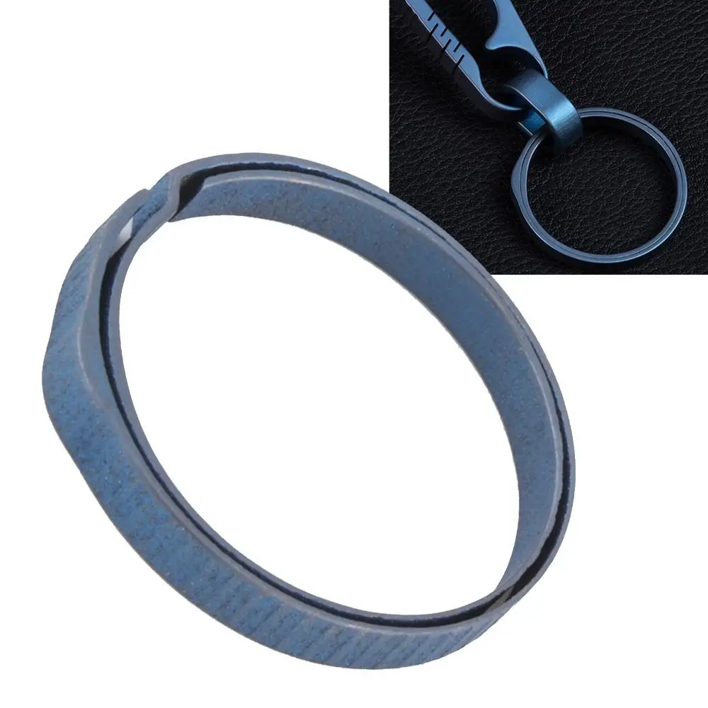 Durable 20mm Key Ring Titanium Alloy Portable Split Key Ring EDC Small Tool Home Use