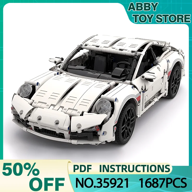 

MOC-35921 Technical Sport Speed Car Model 1:10 Building Blocks Bricks Educational Puzzle Toys Christmas Birthday Gifts For Kids