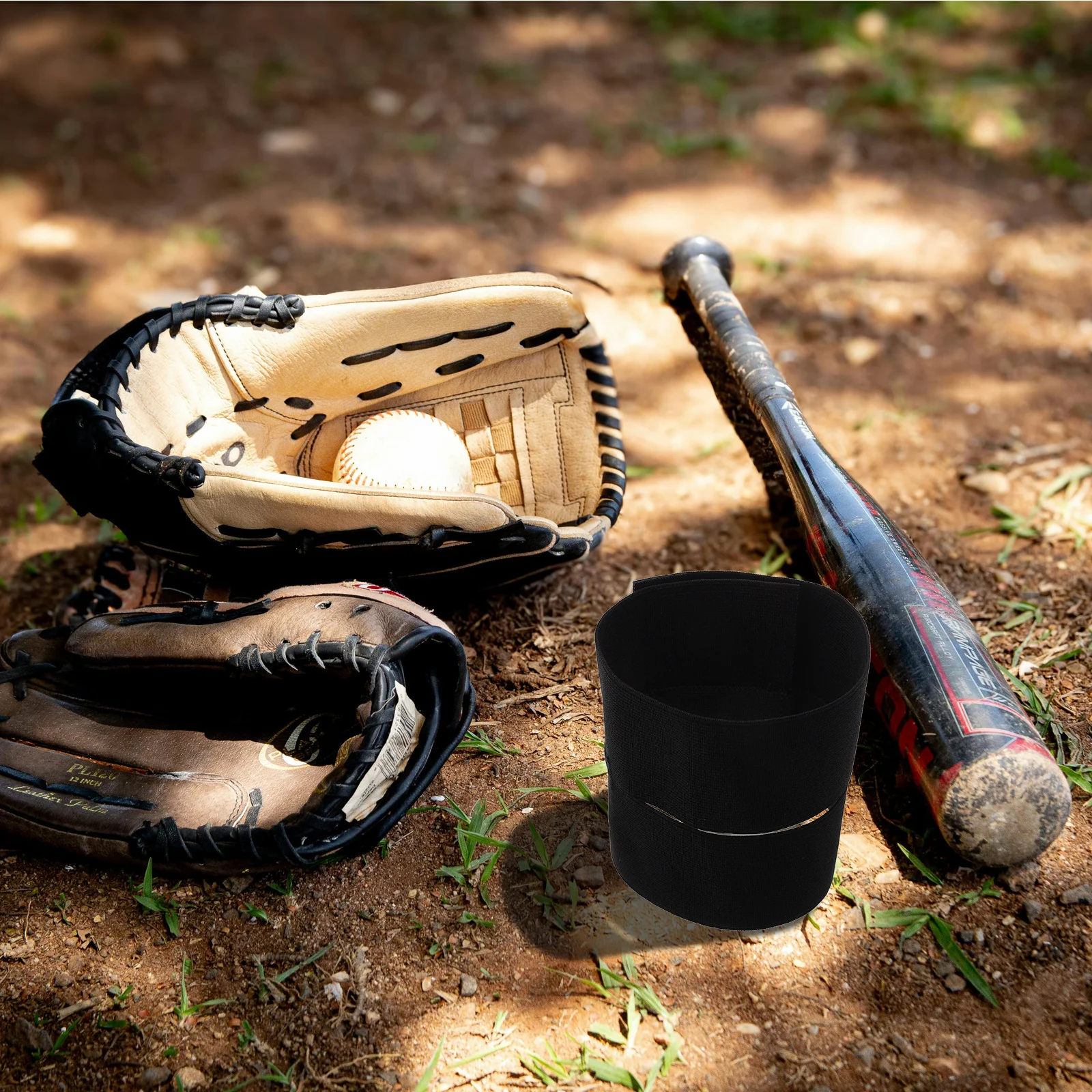 2 個の弾性野球グローブラップ調節可能なストラップ野球ソフトボールグローブホルダーに安全にフィットスポーツ用品アクセサリー