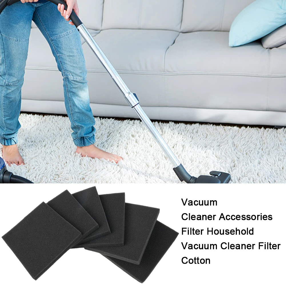 6pcs Sponge Filters For Household Vacuum Cleaner FC8140 FC8142 FC8144 FC8148 Dust Filter Vacuum Cleaner Accessories