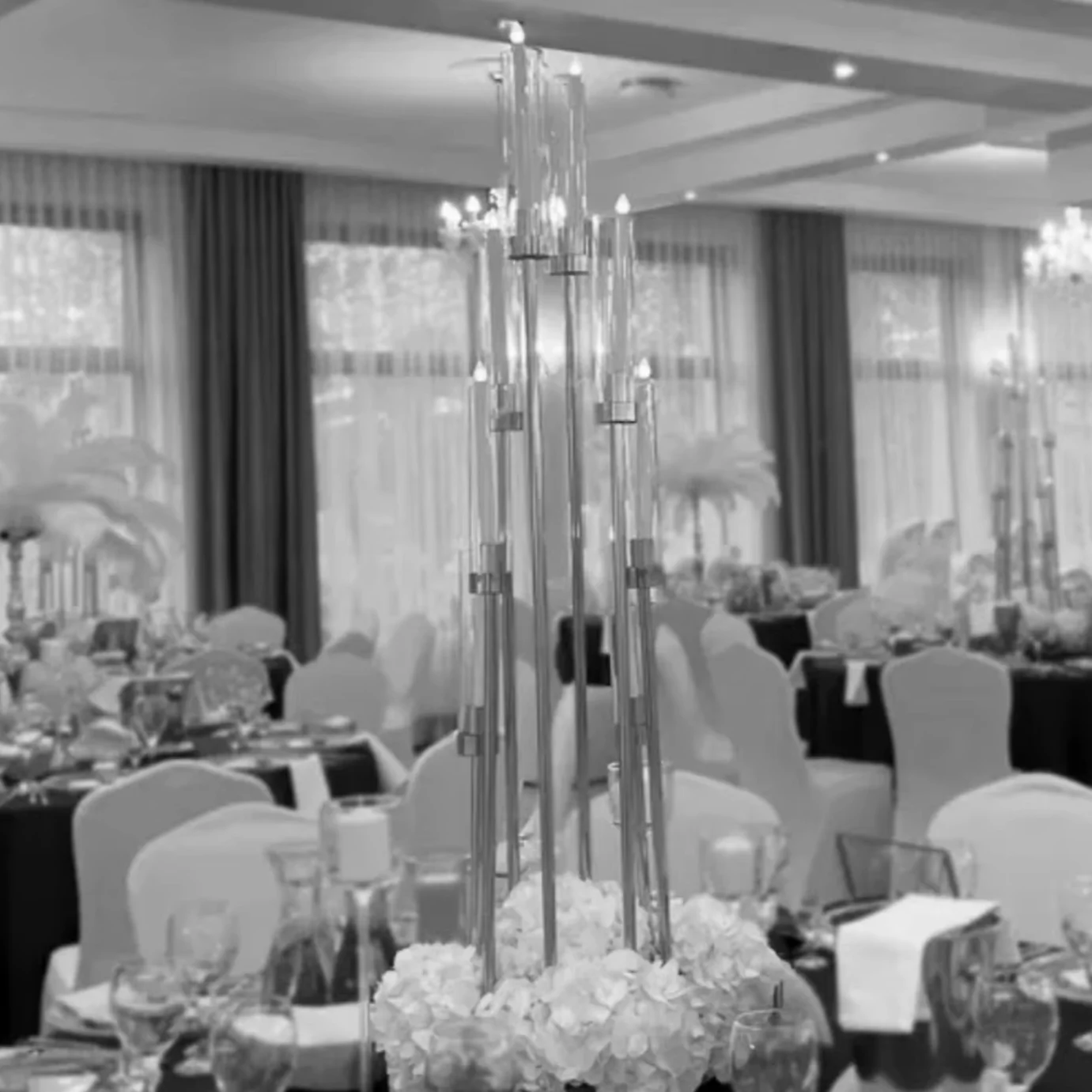 

5-10 шт.) 8 рычагов, роскошная золотая свадебная подставка из нержавеющей стали с цветочным принтом для мероприятий, декор фона