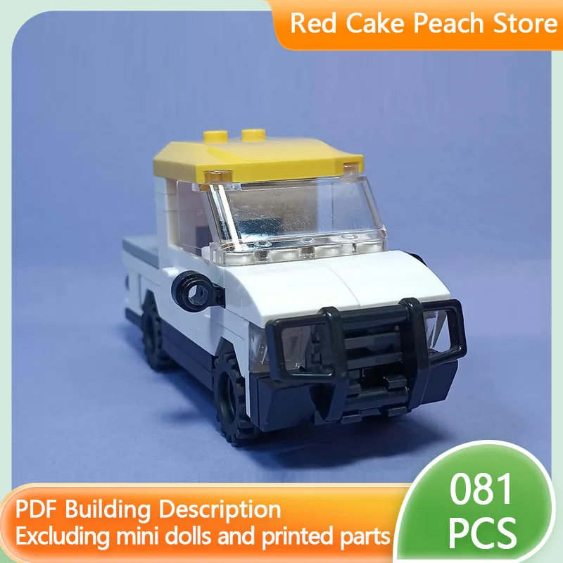 

Speed Racing Car Model MOC Building Bricks White Pickup Truck Modular Technology Children Holiday Gifts Assemble Toys Suit