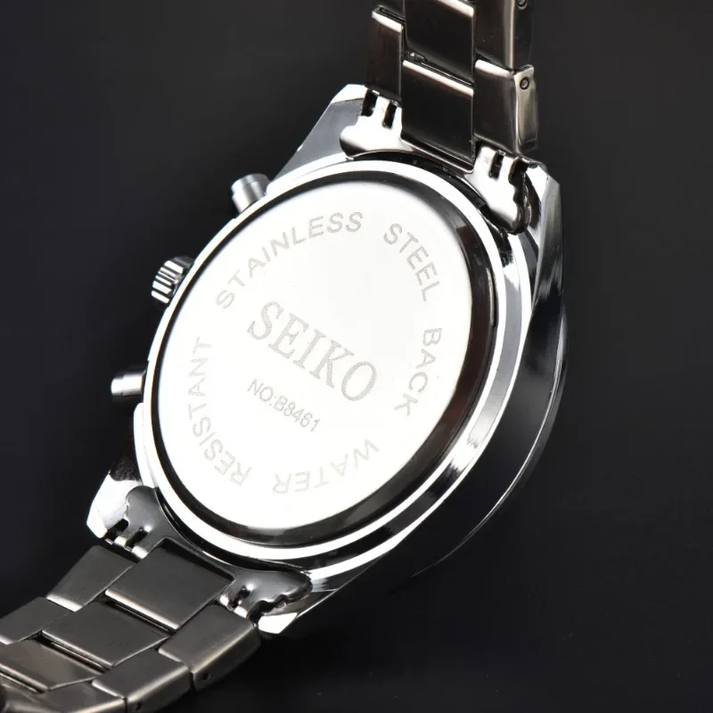 ساعة Seiko الفاخرة الجديدة للأعمال كاجوال رياضية متعددة الوظائف كرونوغراف رائجة البيع للرجال كوارتز غير ميكانيكية