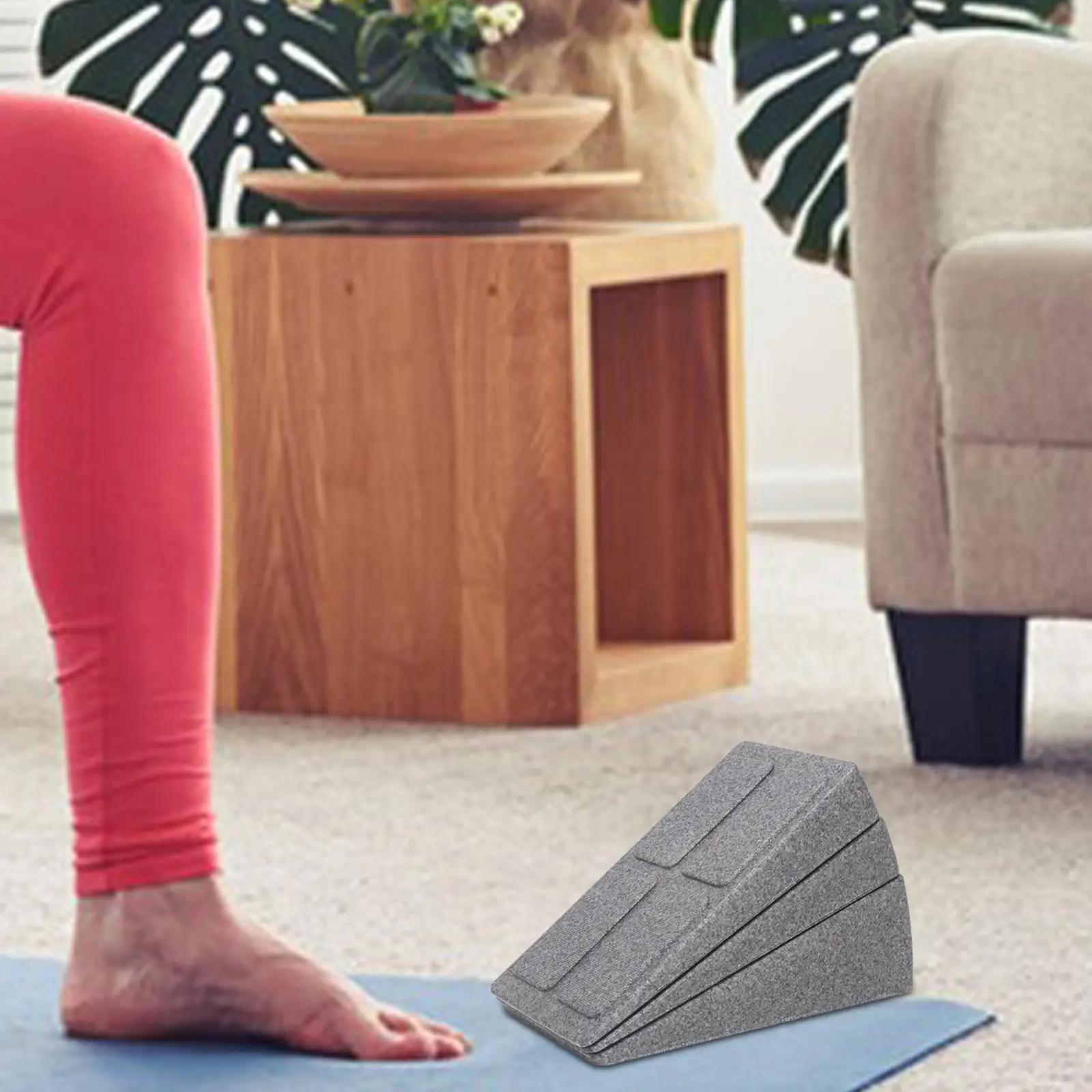 3x Squat Wedge Incline Wedge Adjustable 8.5 17 Degree Yoga Foam Wedge for Tight Calves Squats Yoga Women Men Calf Stretching