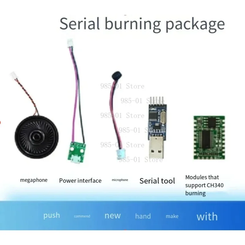 AI Intelligent Offline Speech Recognition Module, CI-03T Replacement for LD3320 Voice Control Module
