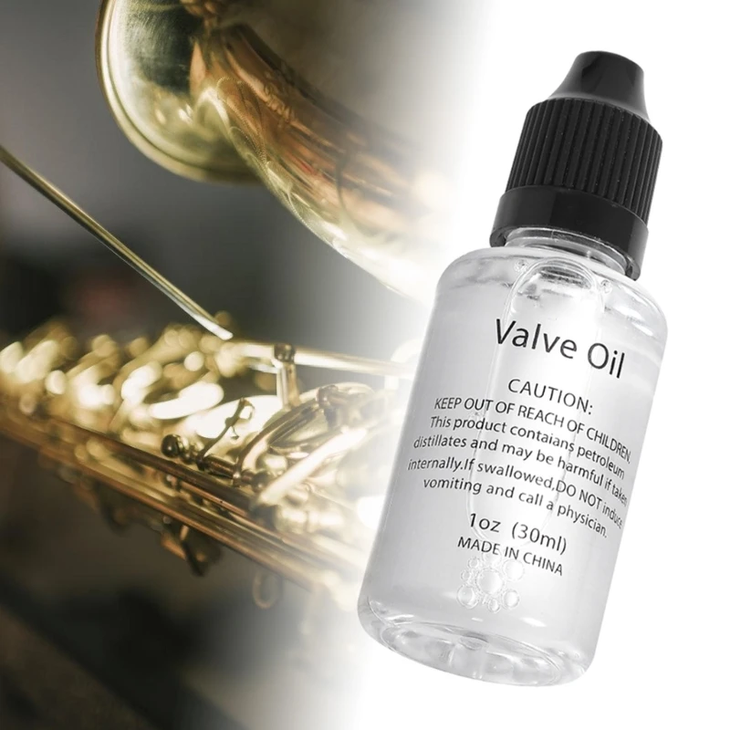 12Pcs 30ml Valves Lubricants Piston Oil for Trumpet Horn Saxophone Enduring 448D