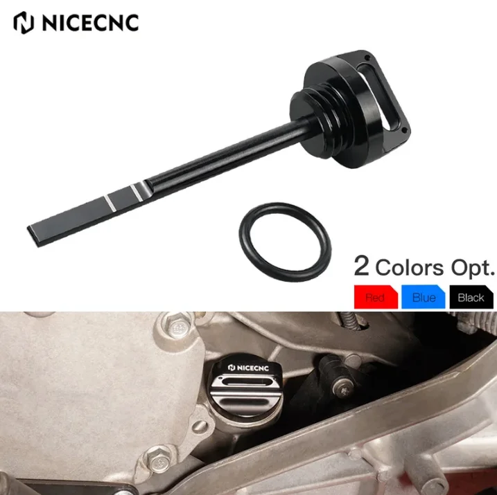 

NiceCNC UTV Oil Dipstick With O-ring For Can-Am Maverick X3 Max R RR 4x4 XDS DS XMR XRS Turbo DPS UTV Accessories Aluminum Alloy
