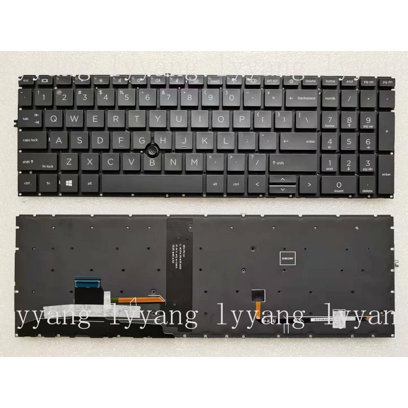 

f L89916-001 FOR HP Elitebook 850 855 G7 G8 Laptop Us English Backlit Keyboard