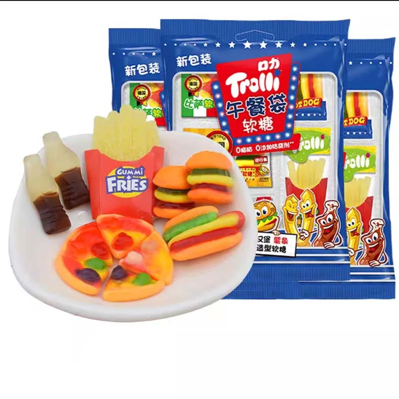 Trolli Gummi Candy 2,4/2,72/3,53/3,71/3,81oz(68/77/100/105/108g)*1 Packung