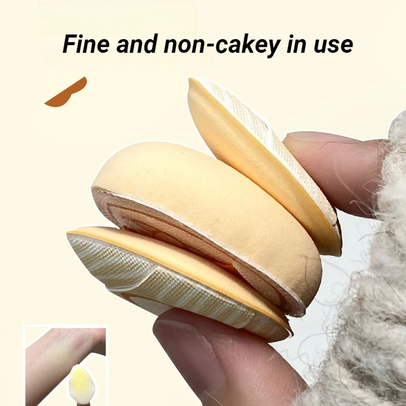 مجموعة إسفنجة الإبهام إسفنجة مزج صغيرة متدفقة لأداة تجميل ناعمة وصديقة للبشرة