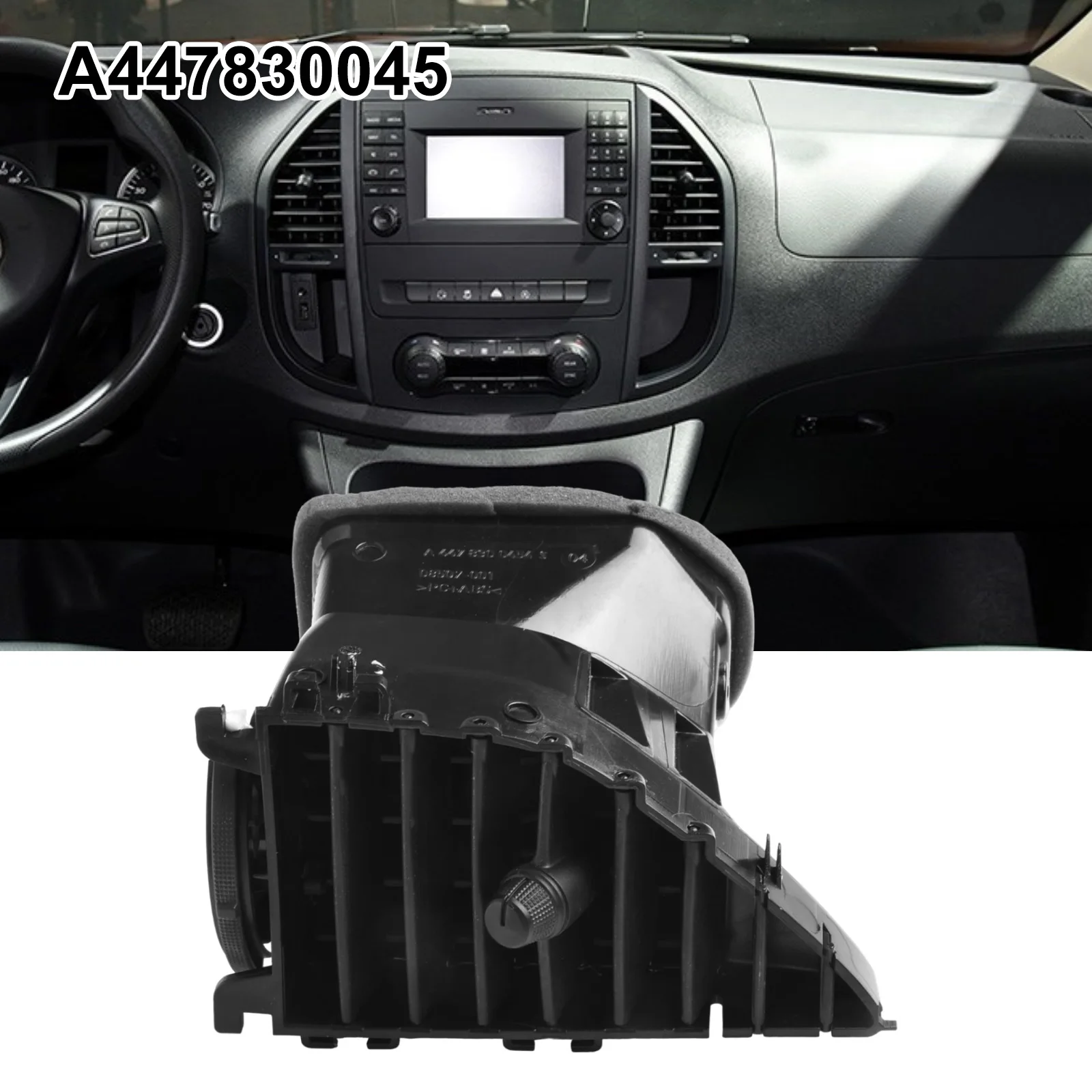 

Для Mercedes Vito W447 2015 + совместимая левая центральная вентиляционная решетка, запасная часть A4478300454, АБС-пластик
