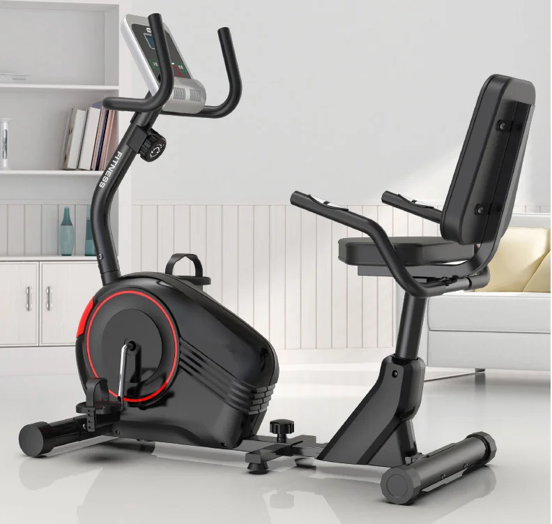 Magnetic Exercise Bike Recumbent Exercise Bike for Indoor Fitness