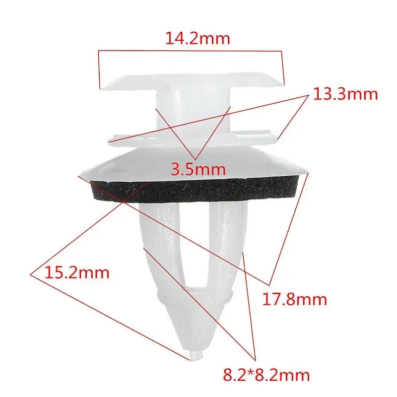 120/100/50/40/20pcs/kit Car Door Panel Clips Fastener For BMW E30 E34 E36 E38 E46 M5 Z3 Car Clips (including gaskets)