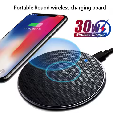 15W Fast Wireless Charging Station for iPhone 16 15 14 13 12 Samsung Galaxy S23 S22 S21 S24 Magnetic Wireless Charger Pad