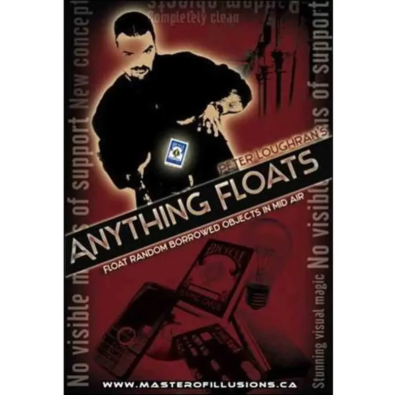 Anything Floats (Gimmick and Instructions) By Peter Loughran Magic Tricks Floating Magic Props Close Up Funny Gimmicks Illusion