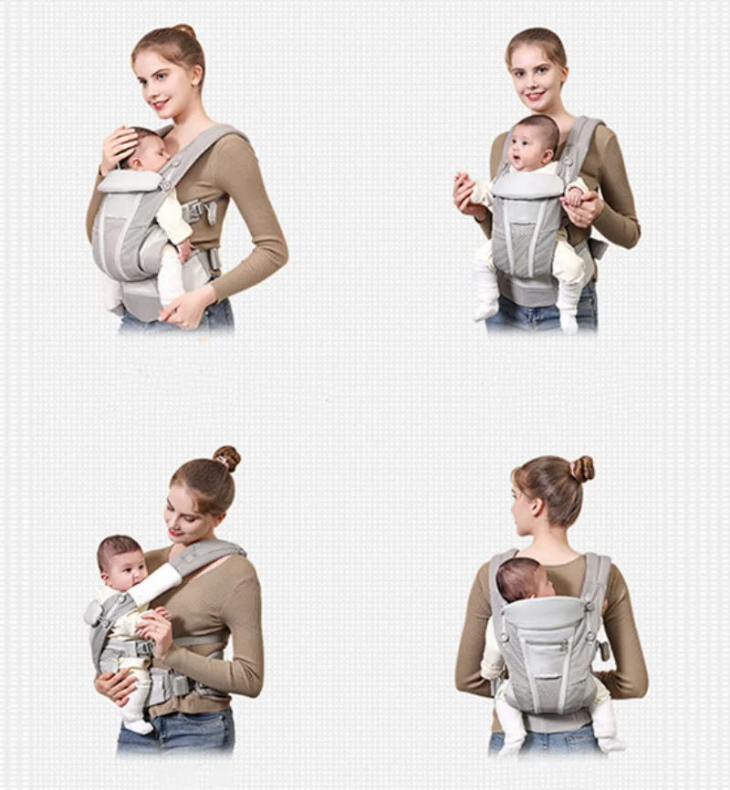 Egobaby Breeze Omni Baby Carrier Cotton Breathable Ergonomic Backpacks Holder Shoulder Waist Belt Sling Suspenders 360