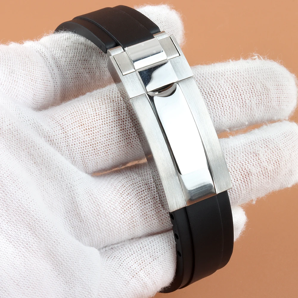 40 مللي متر NH35 السيراميك إدراج حالة 316L الصلب الياقوت الزجاج 10ATM مطاط مقاوم للمياه حزام ل NH35 NH34 NH36 NH38 حركة الفرعية