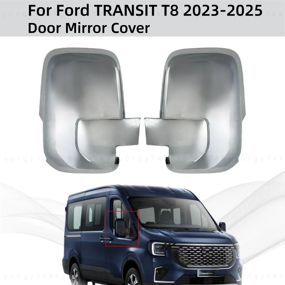 

Car Stickers Decoration Modification Accessories Side Door Mirror Covers Trim Paste Style For Ford TRANSIT T8 2023 2024 2025