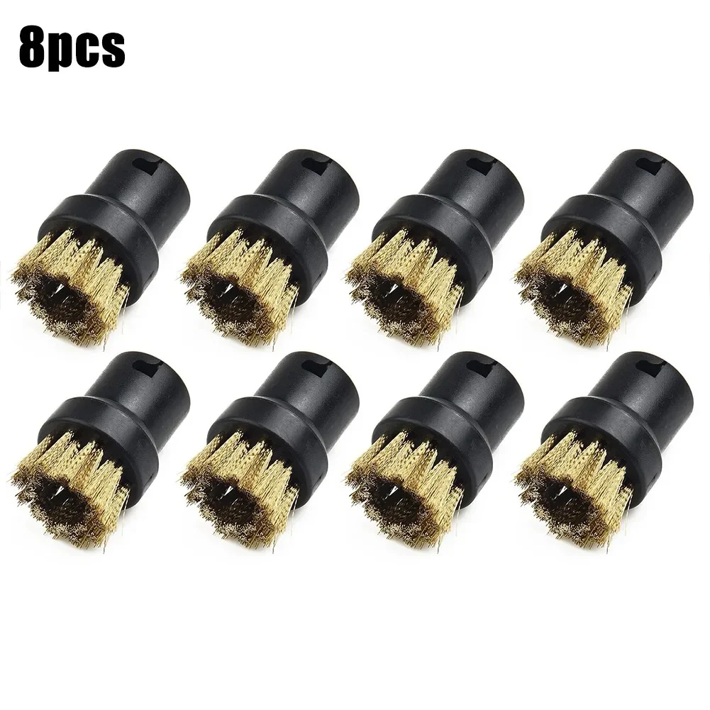 Round Brush Brass Wire Brush Nozzles For KARCHER SC Series KARCHER SC1 SC2S C3 SC4 SC5 SC952 SC1020 SC2500 SC5800 Steam Cleaner