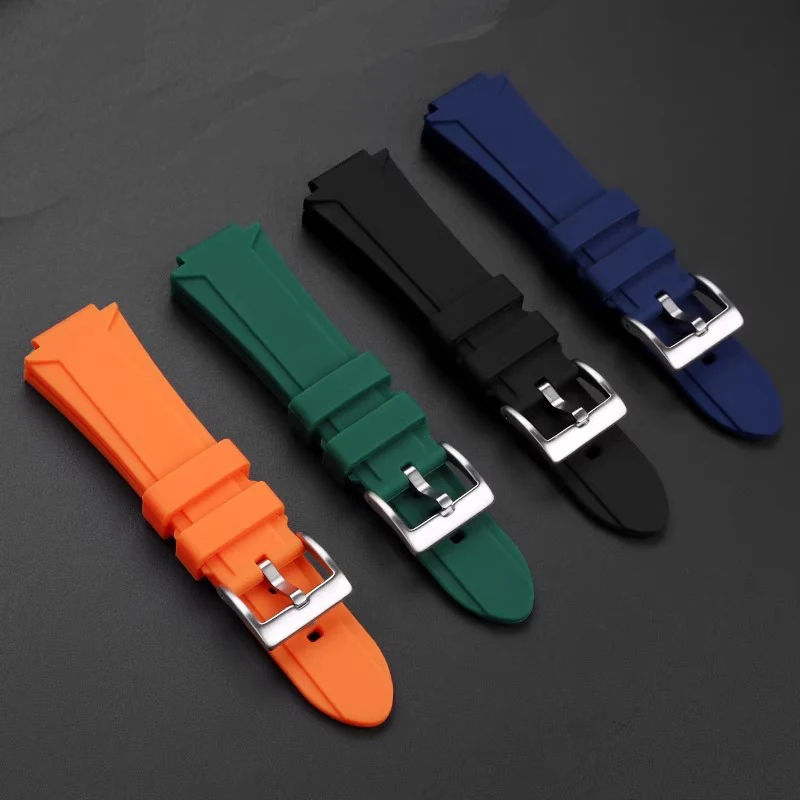 Original Rubber Watches Strap, impermeável Sports Watchband, I. Marca do Carnaval W, 589G, 618G, 612G, 619G